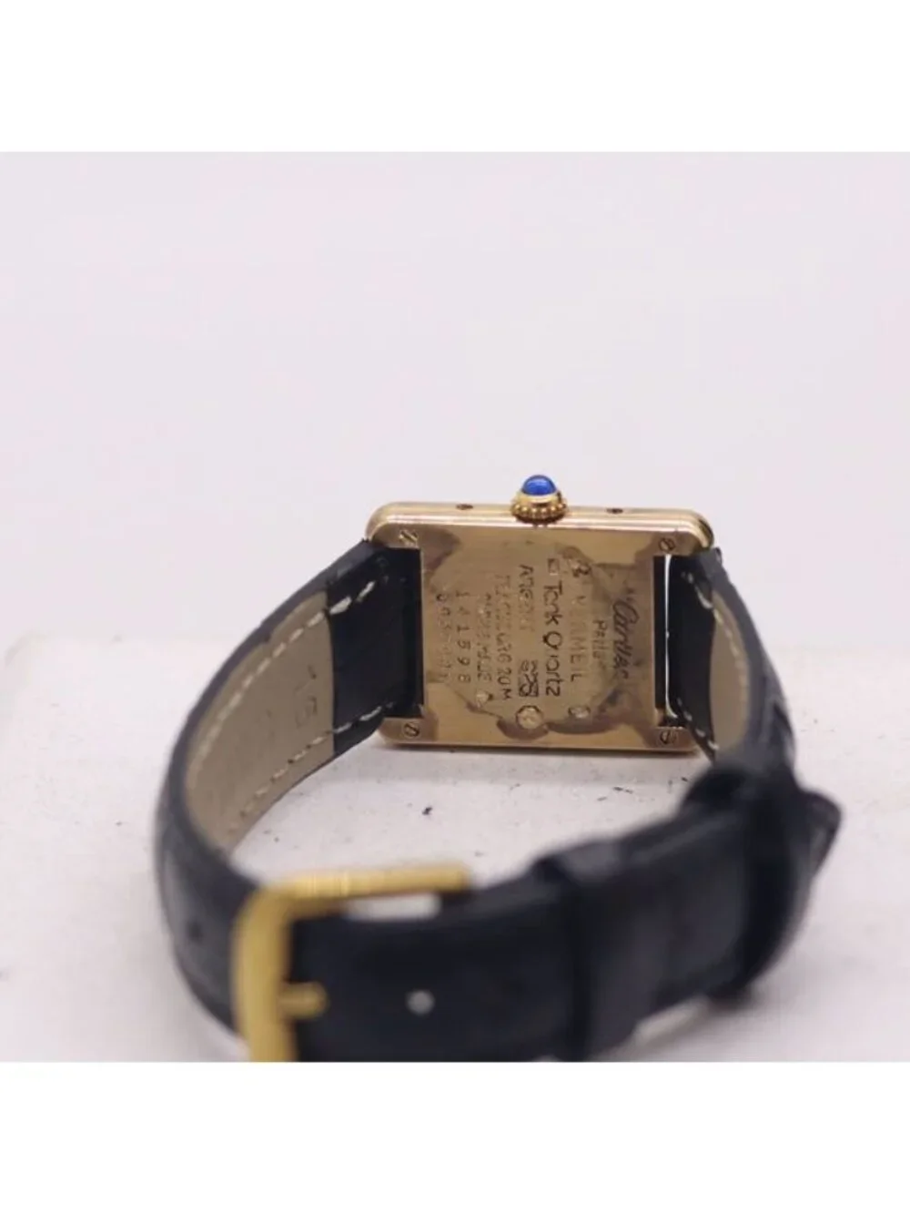 Cartier Must Tank 925 Sterling Silver Ivory Dial Watch
